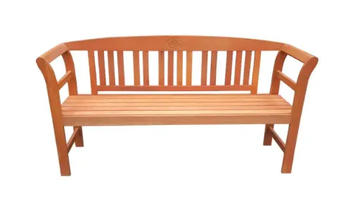 [1199308-195579] 3-Sitzer Gartenbank aus Akazienholz, ca. 157 x 48,5 x 82 cm - Rose